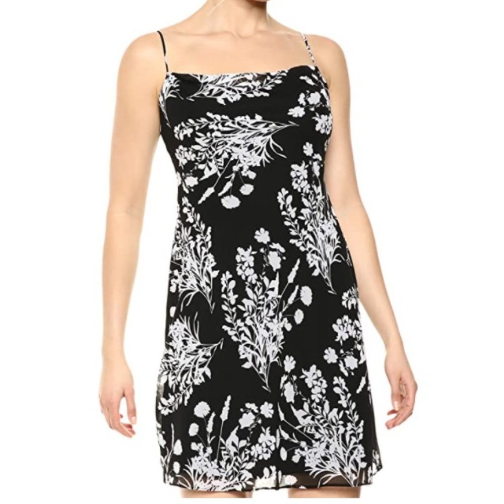 Calvin Klein Floral Print Slip Dress